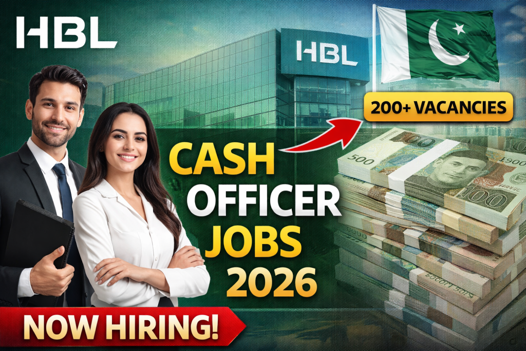 HBL Cash Officer job openings 2026