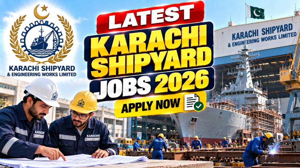 Karachi Shipyard Jobs 2026 Poster