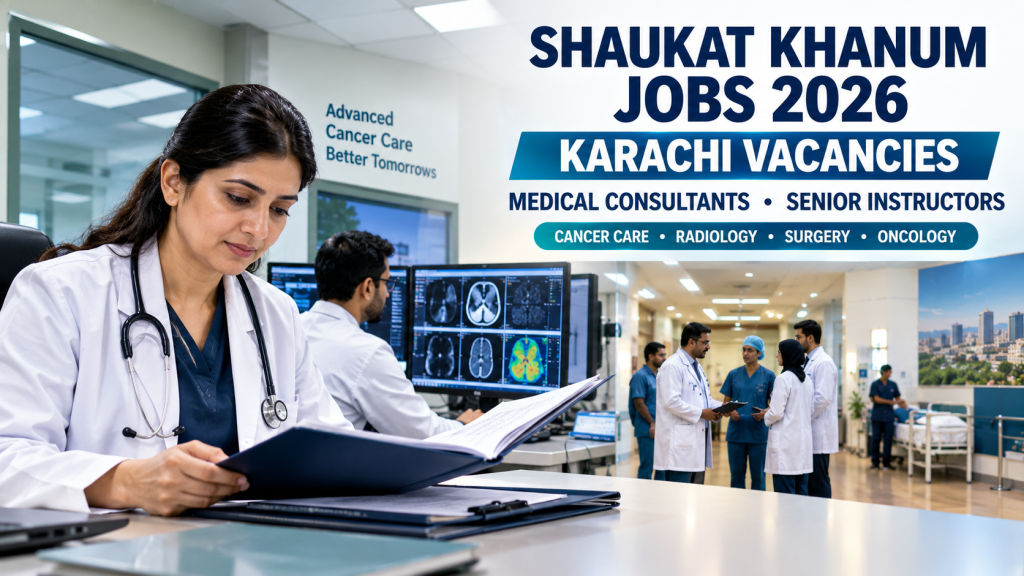 Shaukat Khanum Jobs 2026 Karachi vacancies for medical consultants and senior instructors